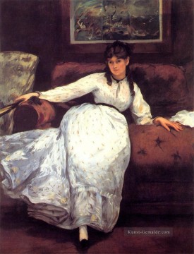  realismus - Repose Studie von Berthe Morisot Realismus Impressionismus Edouard Manet